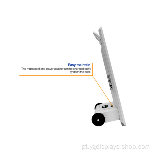 Leitor digital de pé de sinalização digital LCD de 43 polegadas